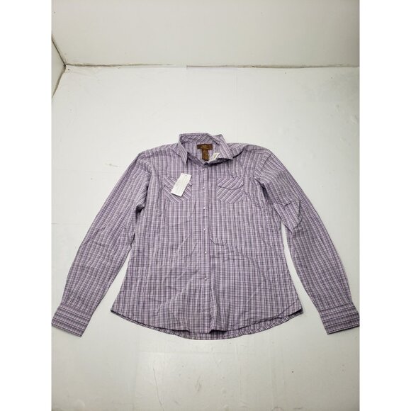 Aura from the Women at Wrangler LU8091M Pearl Western Snap-Up Long Sleeve Size M - Picture 1 of 16